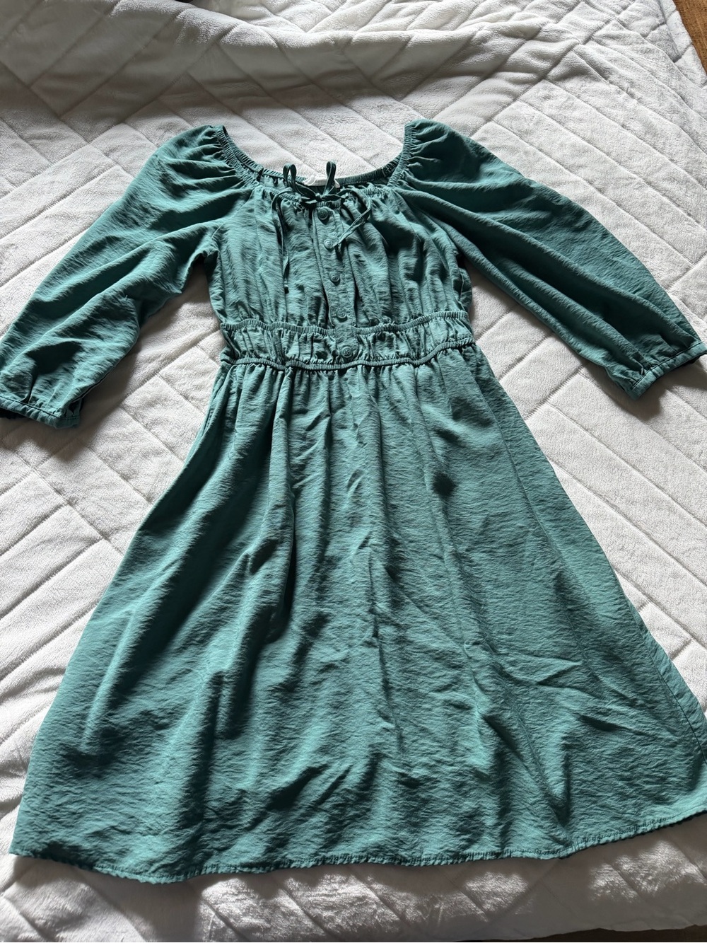 Womens Lucky Brand Emerald Green Dress- Small